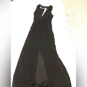 BCBG Maxazria black gown size 4